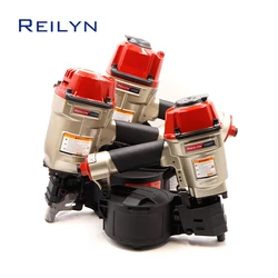 Reilyn CN57 CN70 CN80 CN90B Pneumatic Coil Nailer Air Nailer Nail Gun  for Furniture Roof Sheathing Pallet Making