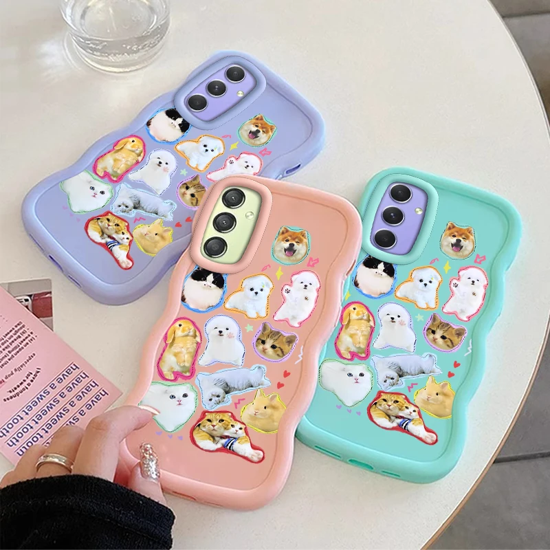 Funda de teléfono suave a la moda para Samsung Galaxy A04 A04S A05 A05S A06 A07 A14 A15 A16 A17 A24 A25 A26 A34 A35 A36 A54 A55 A73