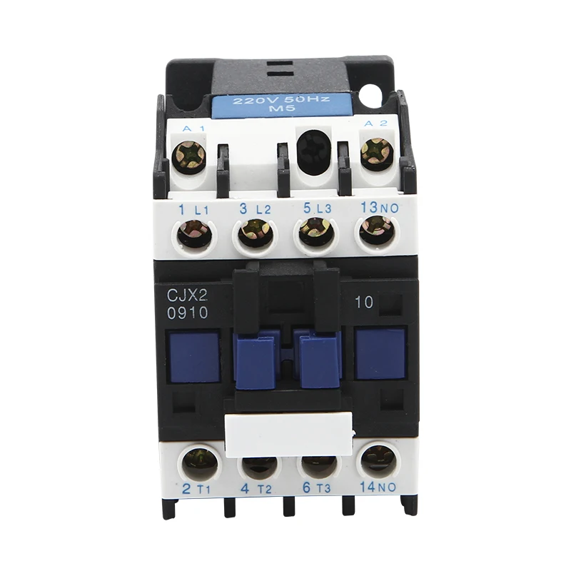 

CJX2-D0910 AC Contactor 9A Magnetic Contactor 220V/380V/24V/110V/36V/48V Coil Voltage r 9A Din Rail Mounted 3P+1NO