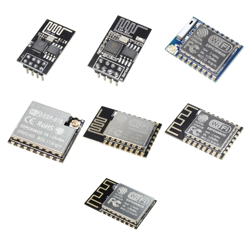 ESP8266 Макетная плата WIFI-модуль ESP-01S ESP-01 ESP-07S ESP-07 ESP-12E ESP-12S ESP-12F 3,3 В Wi-Fi-трансивер Прямая поставка