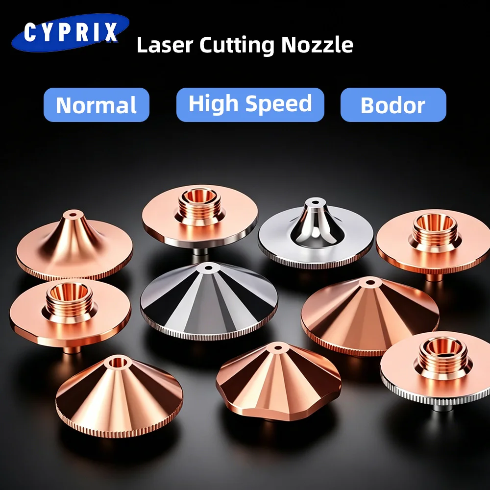 High speed laser cutting nozzle D28 D32 H15 dual chrome plated enhanced version, nozzle diameter 1.0-5.0mm for Raytools/WSX/Boci