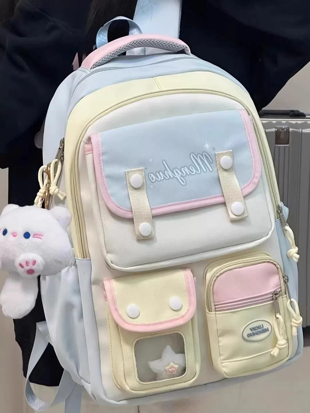 roujedsyle-children's-backpack-large-capacity-cute-dual-shoulder-bag-reduction-load-girls-elementary-school-bag-soft-material