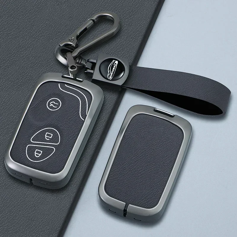 

For BYD F3 F0 L3 G3 S6 E6 M6 S7 Keyless Entry Remote Keychain 3/4Buttons Smart Car Fob Key Cover Case Skin Protector Accessories