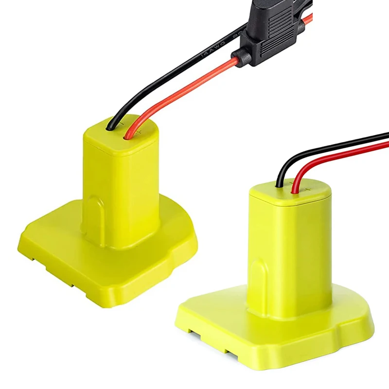 Imagem -06 - Adaptador de Roda Elétrica para Ryobi Bateria com Fusível Conector da Bateria 18v 14.4v 18v Nimh Nicd Li-ion