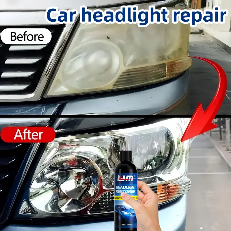 

100 мл Премиум-крем для восстановления автомобильных фар — подходит для ремонта царапин, пожелтения и окисления для кристально чистого зрения