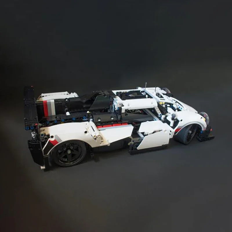 Moc Building Blocks Classic LMP 1 Car Model Technology Bricks Vehicle Legendary Sportscar DIY Toys For Kids Children