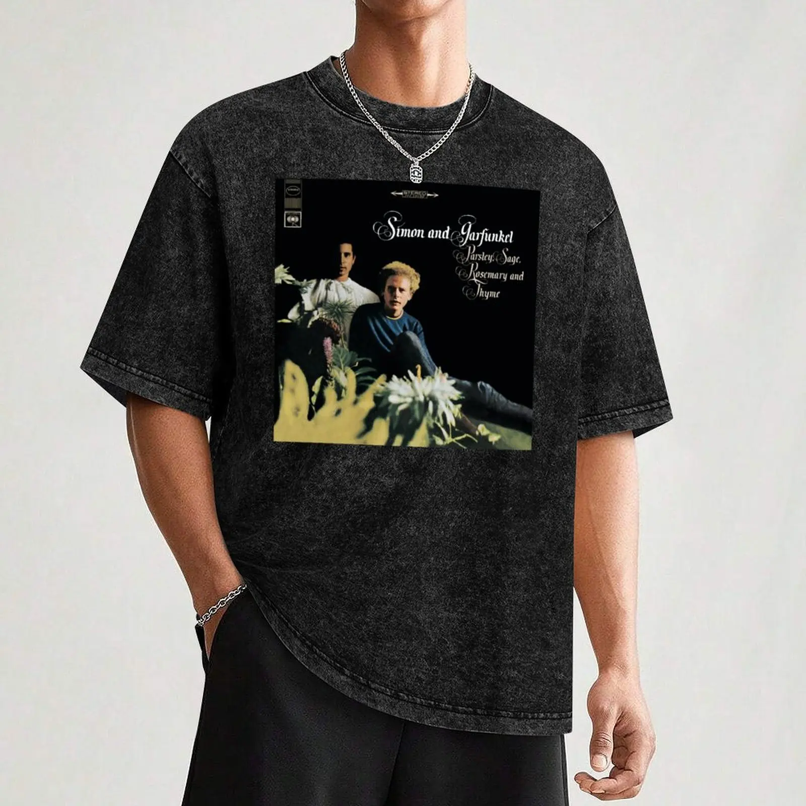 Simon and Garfunkel- Parsley, Sage, Rosemary and Thyme T-Shirt Summer Print Short Sleeve