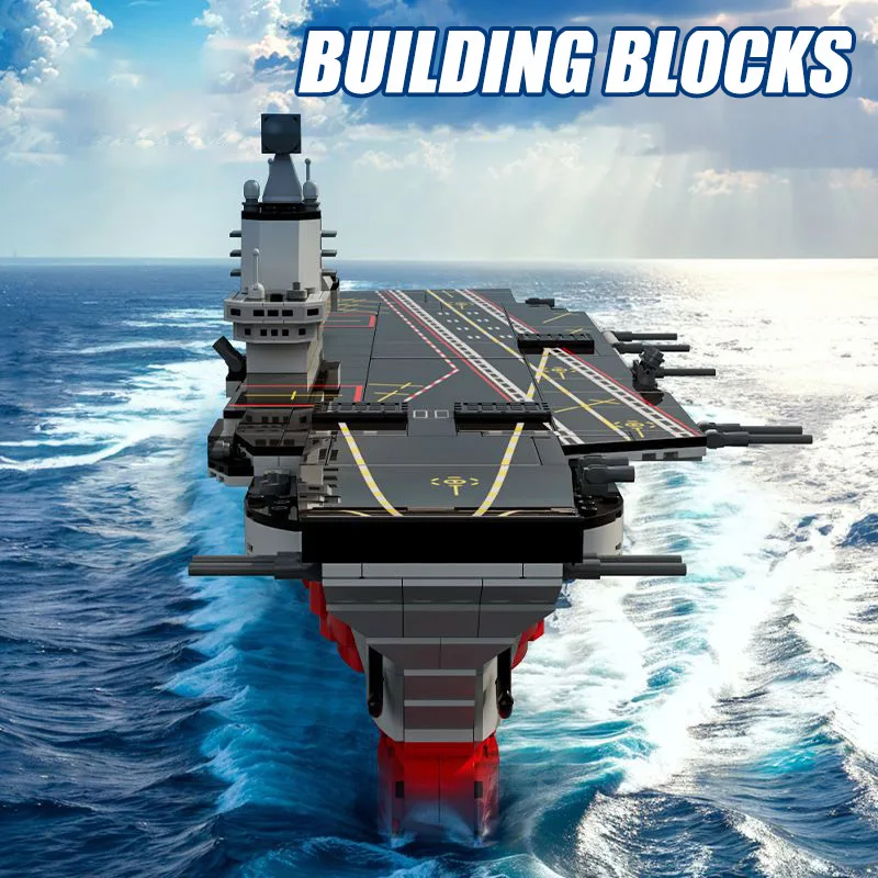 Military MOC 1120pcs Aircraft Fighter Carrier Building Blocks DIY City Warship Airplane Model Bricks Toys For Children Boy Gifts