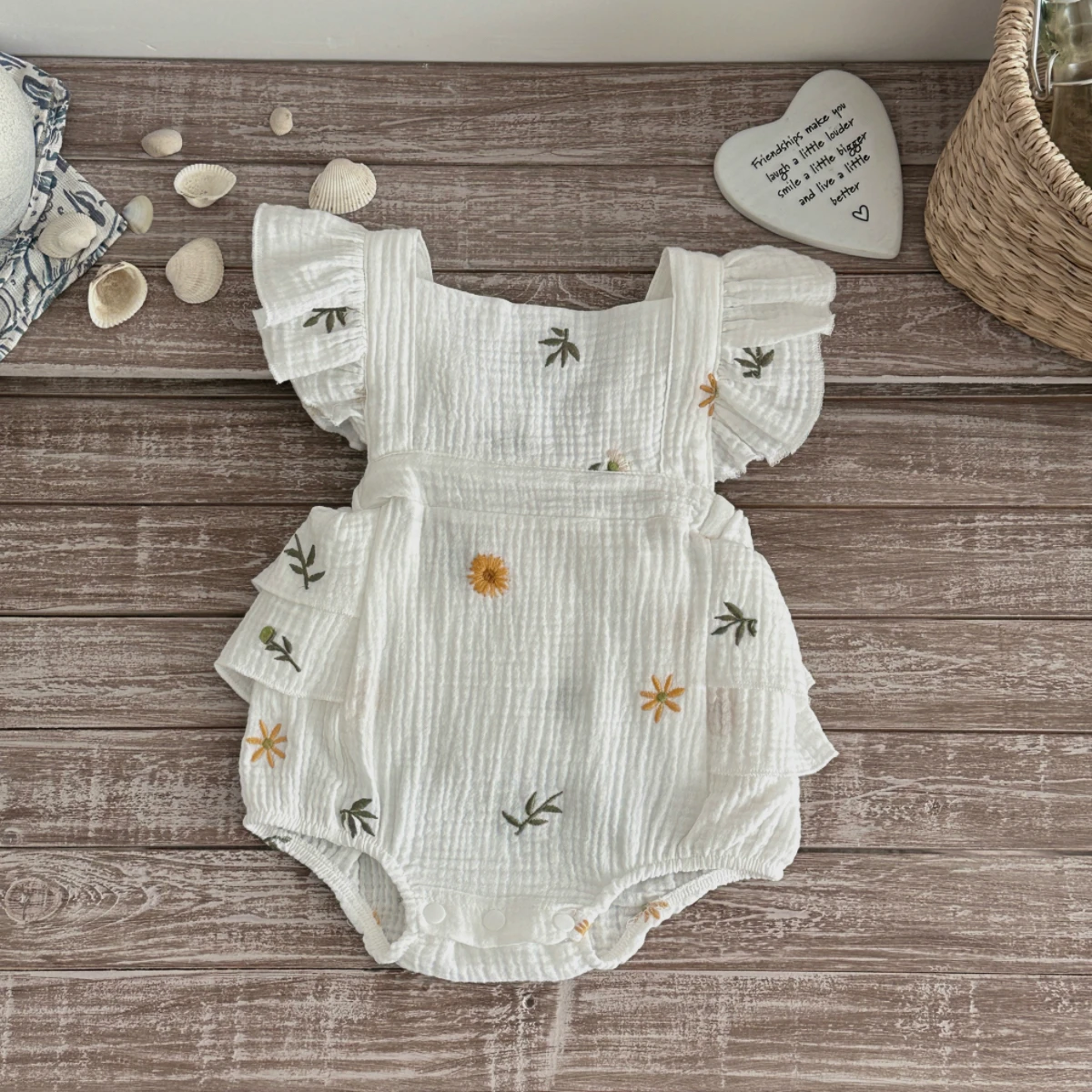 Summer Baby Girl Romper Clothes Ruffle Sleeveless Newborn Body suit Summer Jumpsuit Fashion Toddler Sweet Style Suit 0-18M