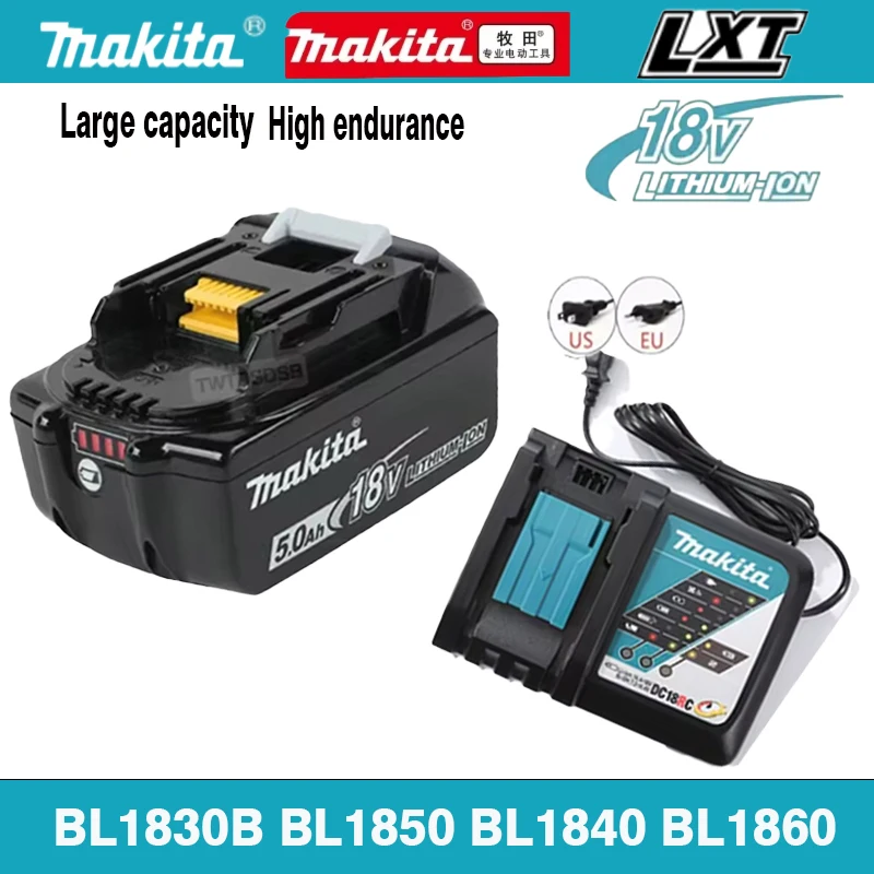 18V 6.0Ah For Makita BL1830 BL1830B BL1840 BL1840B BL1850 BL1850B Power Tools Battery,100% original Makita Rechargeable Battery