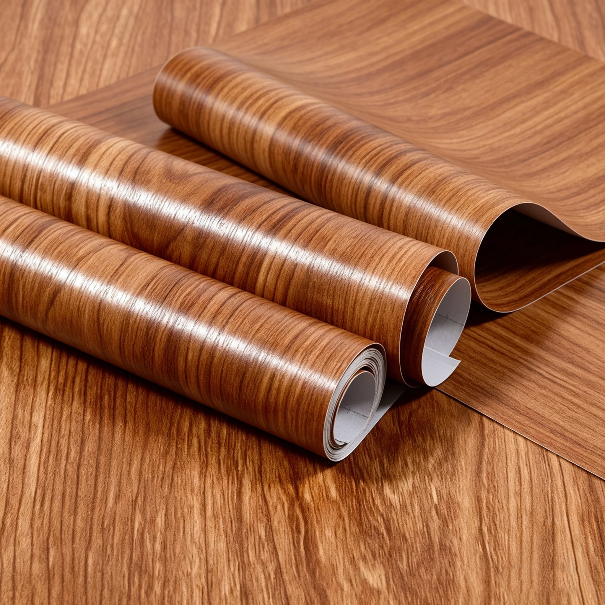 Vinyl Wallpaper Home Decor Furniture Refurbishment Waterproof Self Adhesive Wood Grain Wall Sticker Kitchen Cabinet Door Sticker