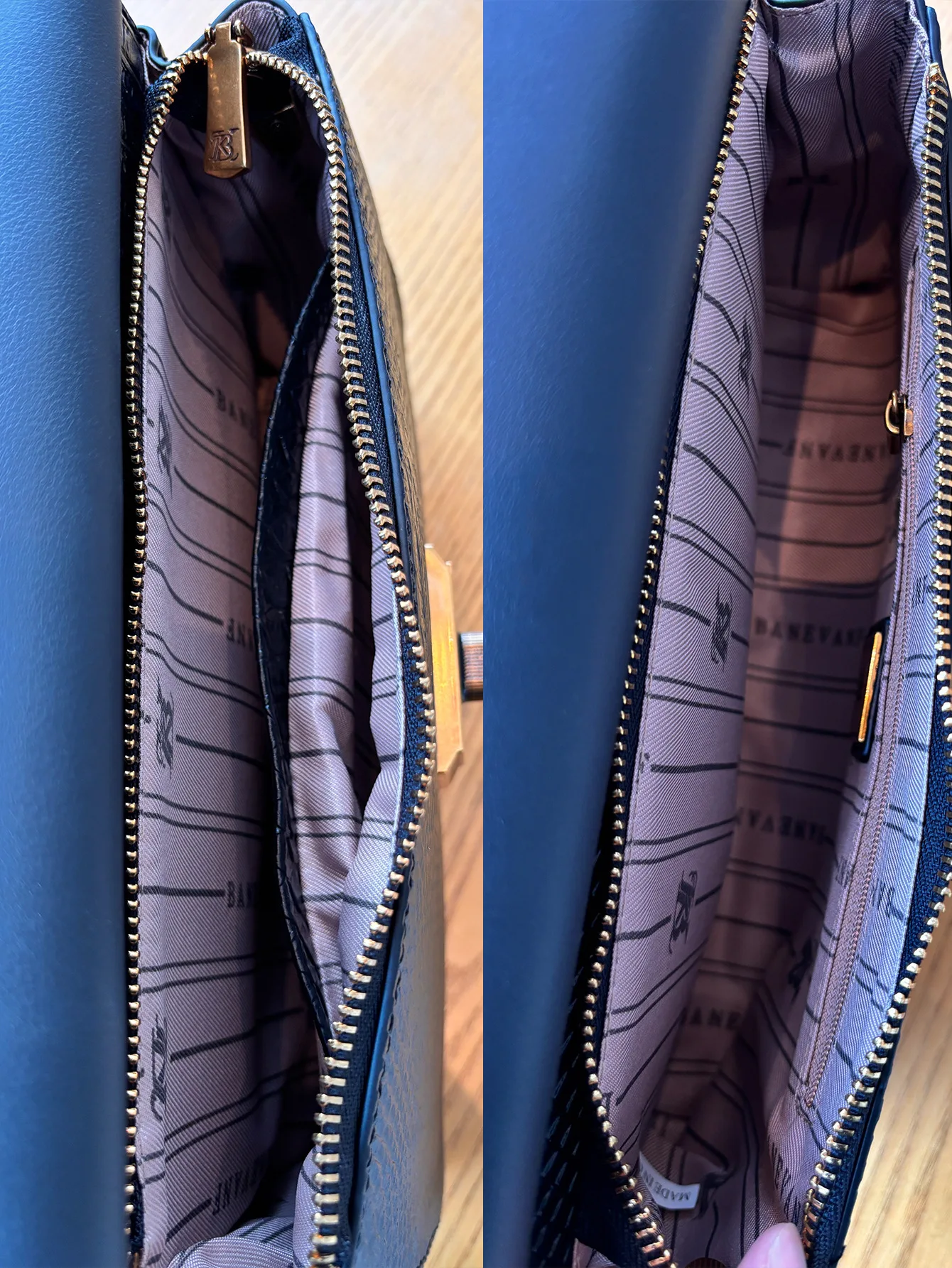 KB Fashion Damenhandtasche Neu 2026 Luxuriöse Premium-Schlangenleder-Optik mit Schwermetallverschluss Einzelne Schultertasche Doppelseitige Tasche – Detail 6