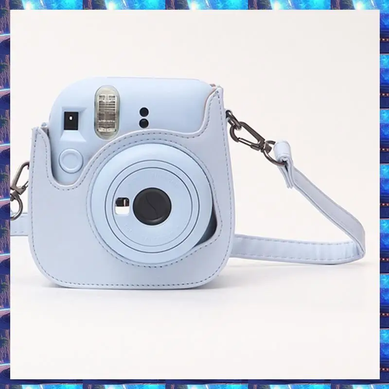 

Сумка для камеры 2025 для мини-камеры Fujifilm MINI12 с плечевым ремнем, мягкая силиконовая сумка из искусственной кожи, сумка для фотоаппарата Fujifilm M