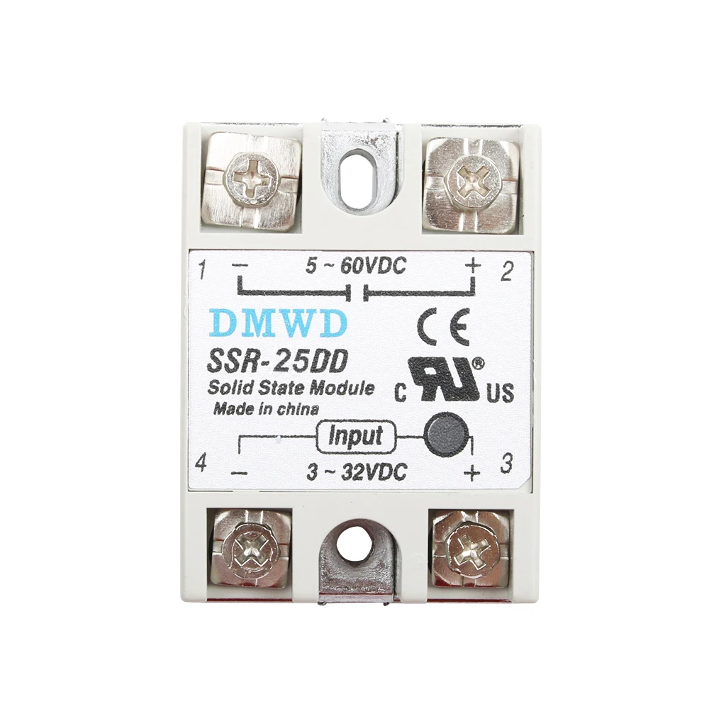 Relais à semi-conducteurs SSR-10DD SSR-25DD SSR-40DD SSR-50DD SSR-80DD, TOP marque, en fait 3-32 DC à 5-60 DC SSR