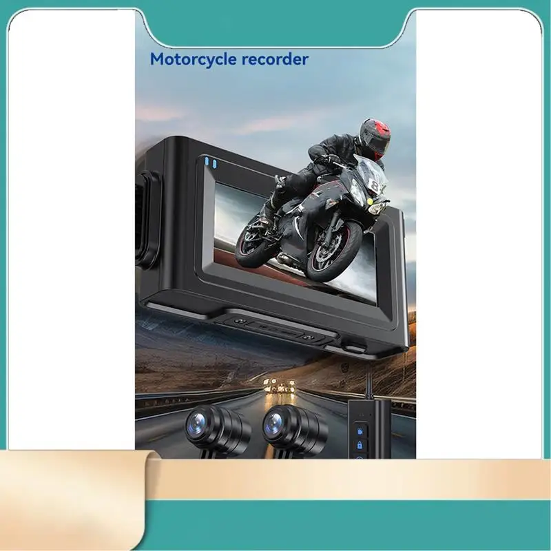 

Driving Recorder Motorcycle Driving Recorder HD Motorcycle Driving Recorder Dual Record+WIFI+GPS+64G