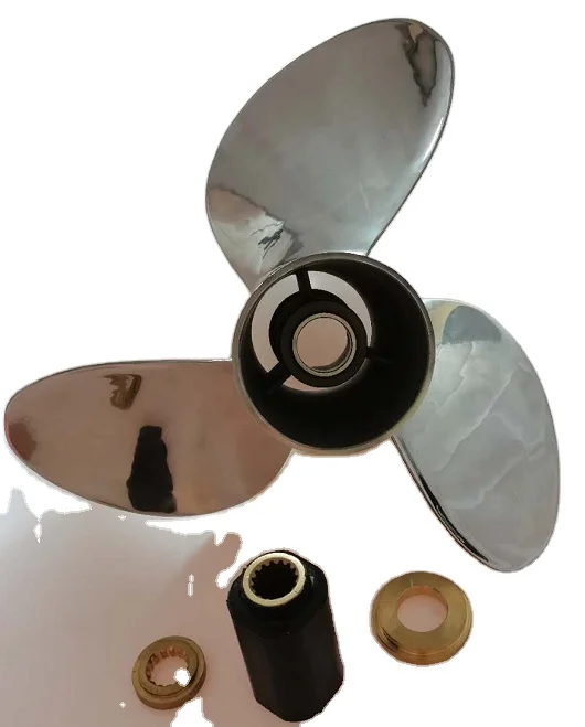 16X21 R/L Stainless Steel Prop 3 Blades Interchangeable OUTBOARD PROPELLER MARINE PROPELLER