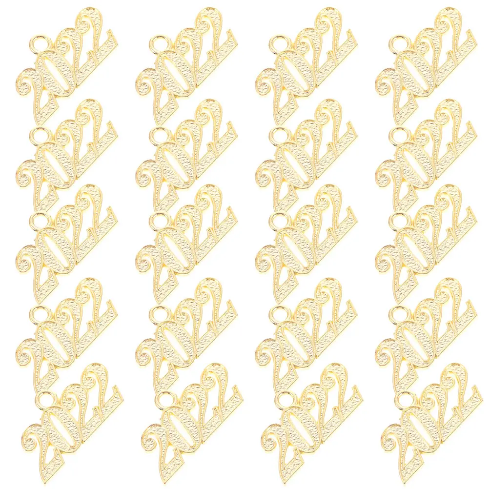 

50 Pcs Alloy Jewelry Making Pendant 2022 Decorative Charms Shaped Hanging naments for DIY Necklace Earring Craft Projects
