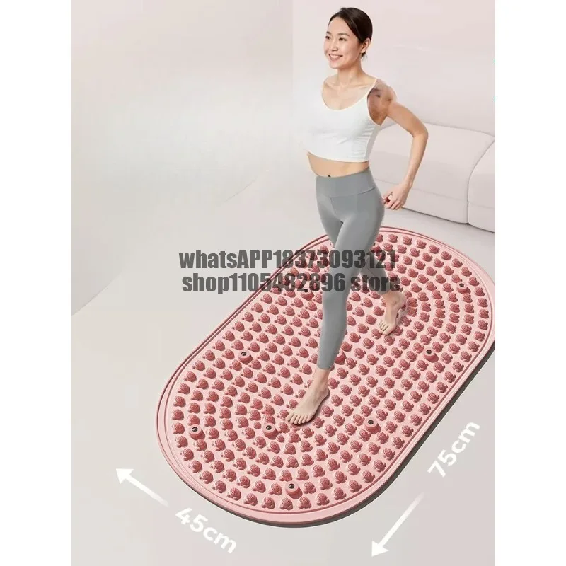 Liquid soft silicone acupressure pad, solid magnet foot massage pad, removes moisture and unblocks meridians