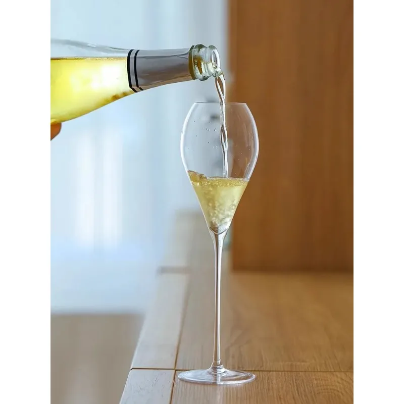 NEW France Upscale Burgundy Cup Crystal Handmade Extremely Thin Wine Glass Aroma Enlarge Goblet