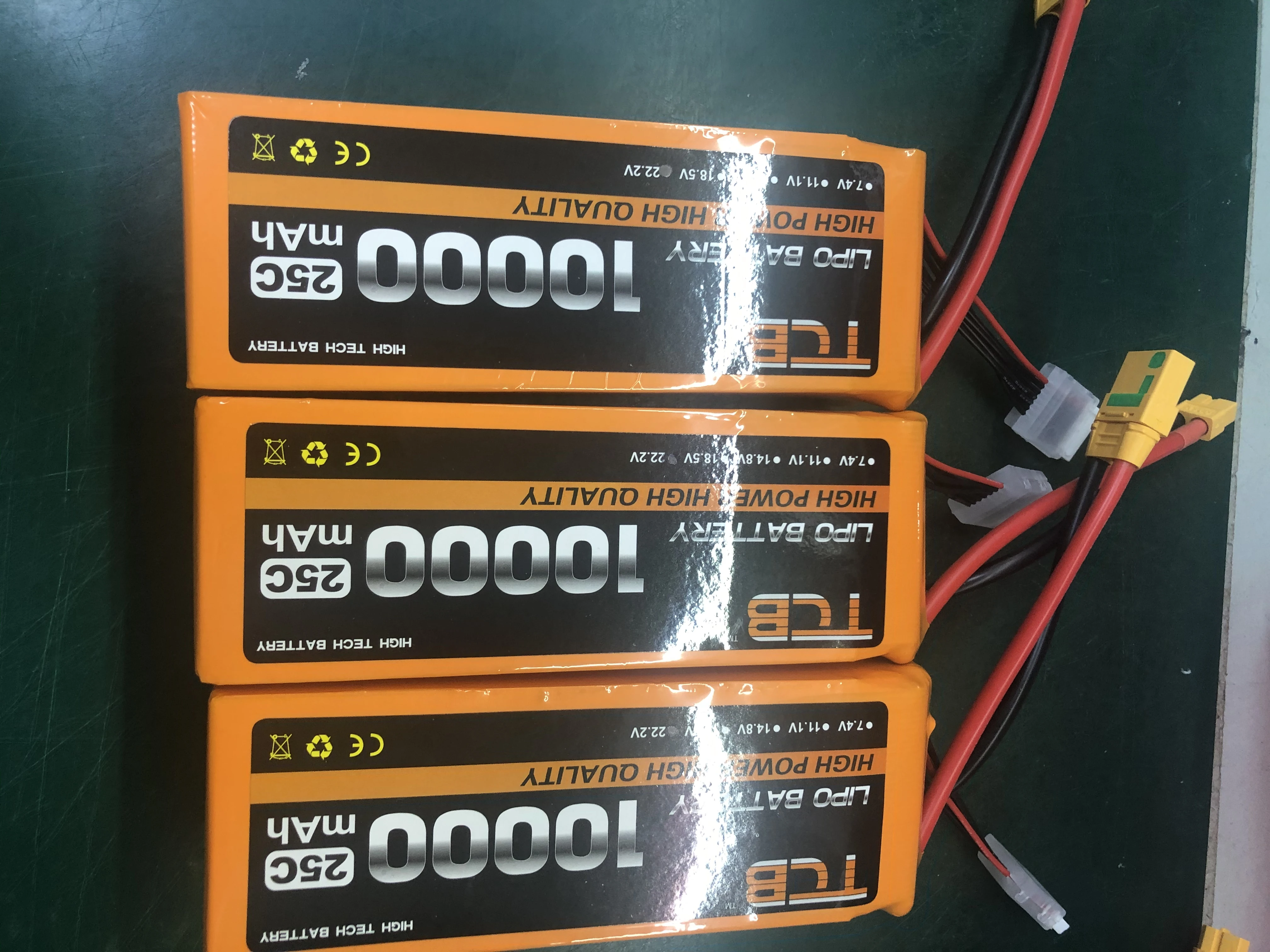 Batteria LiPo RC 2S 7.4V 3S 11.1V 4S 14.8V 5S 6S 22.2V 10000 mah25c 30 c35c 40 c60c agricoltura. Parti del Drone batteria per UVA Airch