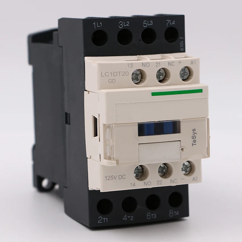 LC1DT20GD DC electric magnetic Contactor 4P 4NO LC1-DT20GD 20A 125V DC coil