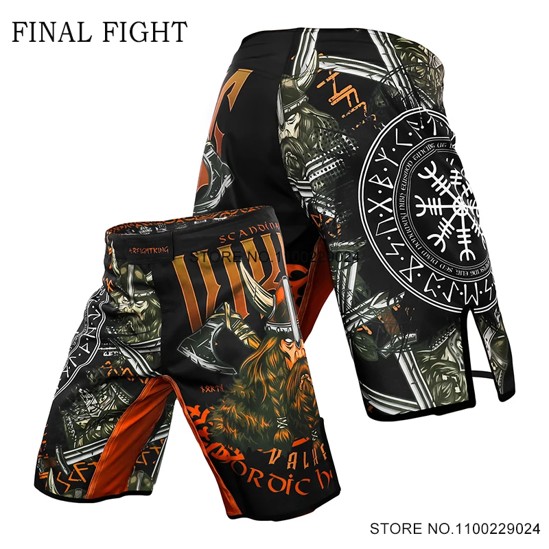 MMA Short Men Muay Thai Boxing Fight Pants Adult Youth Sublimated Fitness Gym Grappling Crossfit Wrestling BJJ Kickboxing Shorts