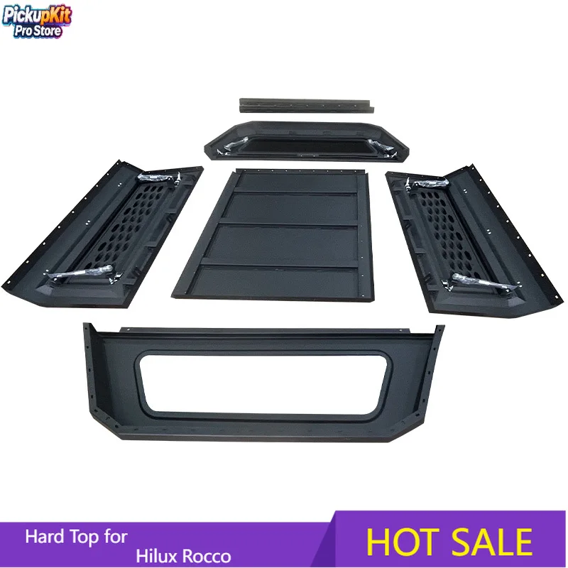 

New Design High Quality 4x4 Truck Canopy Topper Camper Hardtop Universal Pickup Accessories for Hilux Rocco