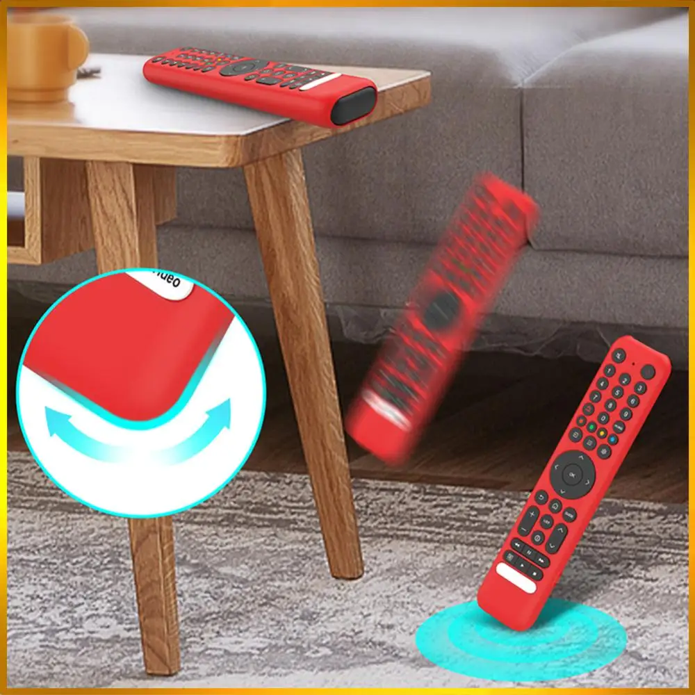 

Silicone Remote Case for TCL RC716/RC833 GUB1 Remote Protective Case Anti-Slip Remote Cover Shockproof Silicone Sleeve Anti-Drop