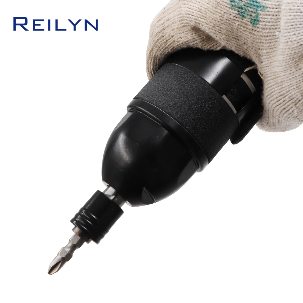 Reilyn 1/4 Air Screwdriver Straight Handle 11000RPM for Furniture Install Appliance Repair Industrial Grade Pneumatic Driver