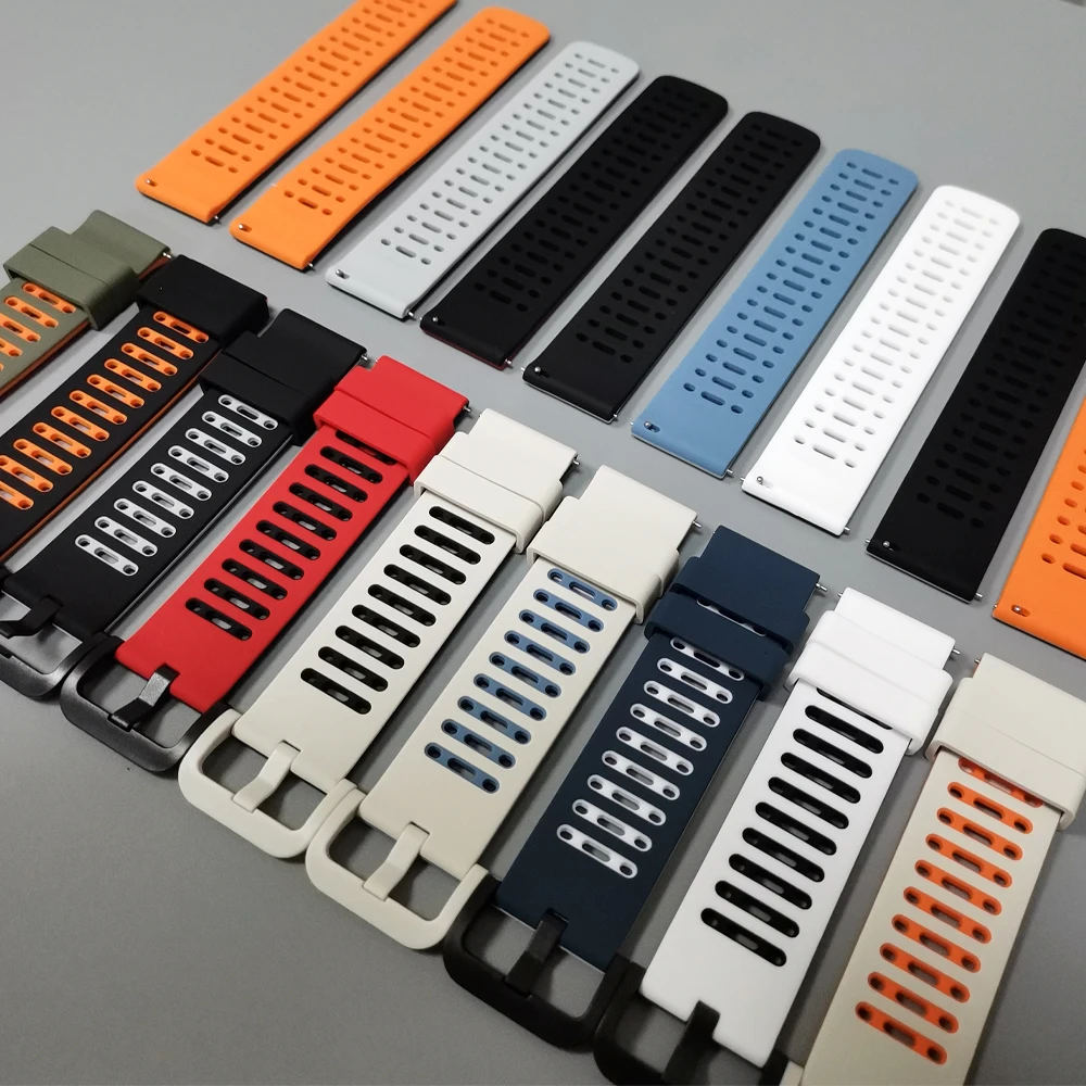 Sport Silicone Strap 22mm For Garmin Forerunner 570 47mm 265 255 Music/Venu 3 2 SmartWatch Band Bracelet For Garmin Vivoactive 4