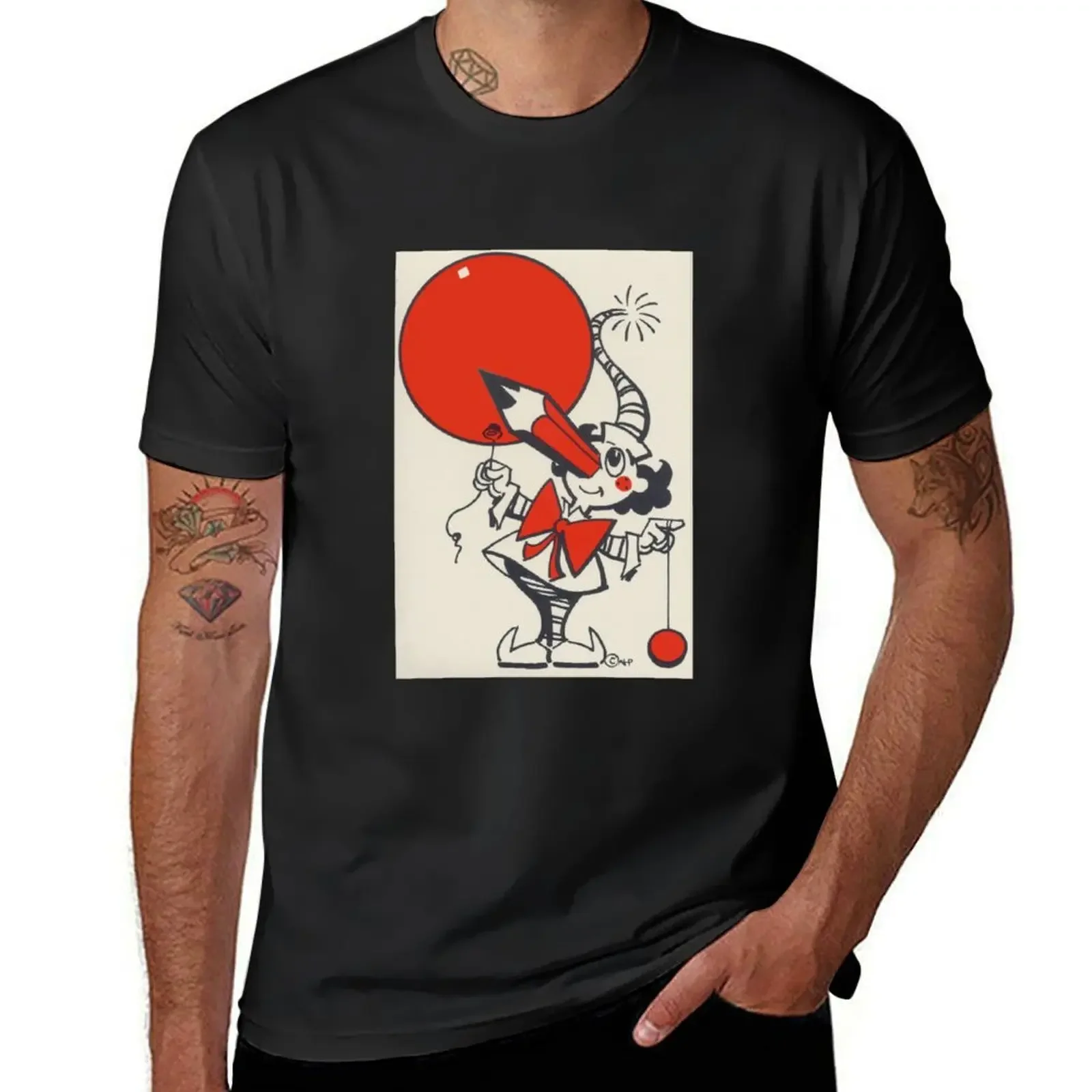 

Mr Squiggle with Balloon and Yo-Yo T-Shirt shirts graphic anime t shirts mens white t shirts