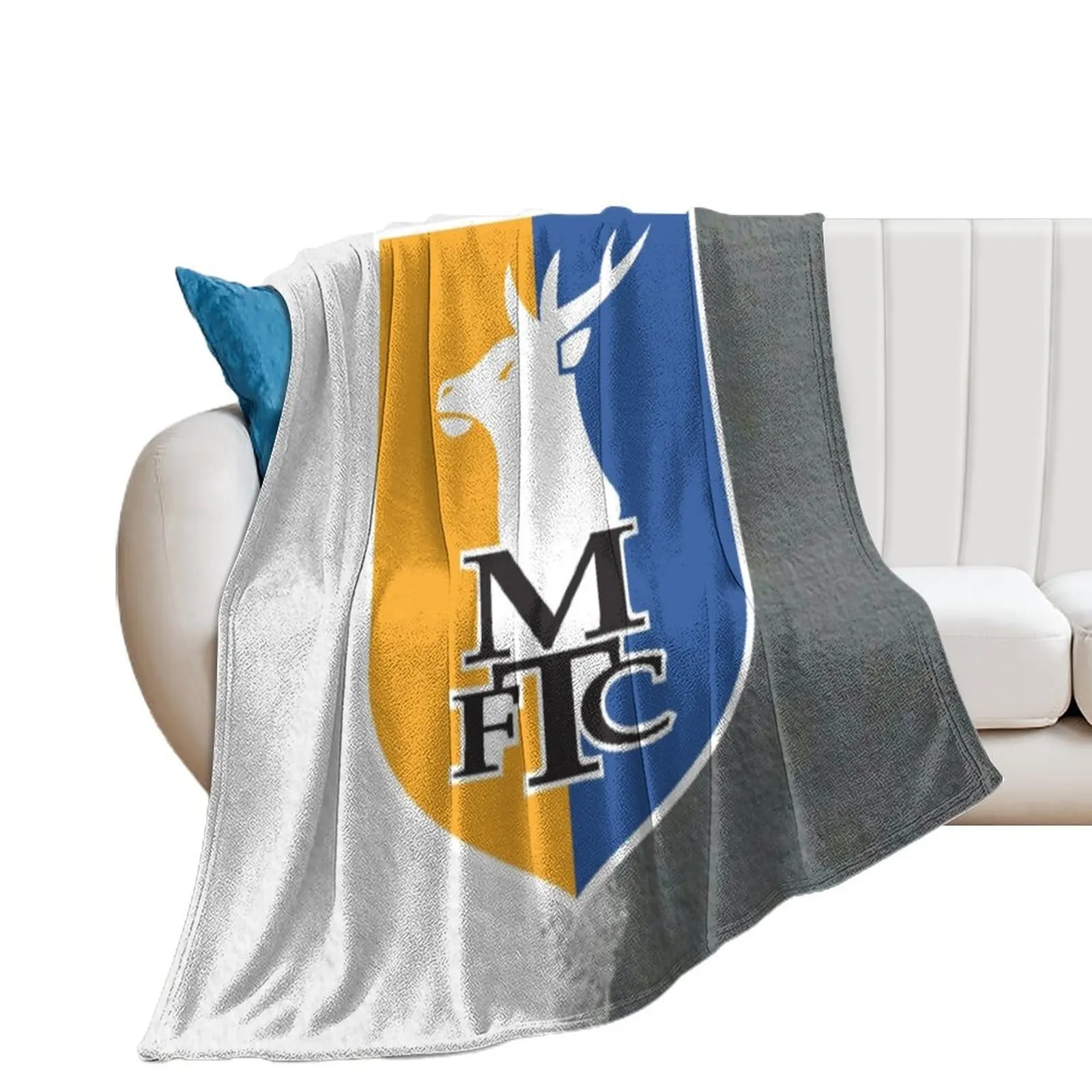 mansfield town fc Throw Blanket Extra Large Throw Travel Blankets