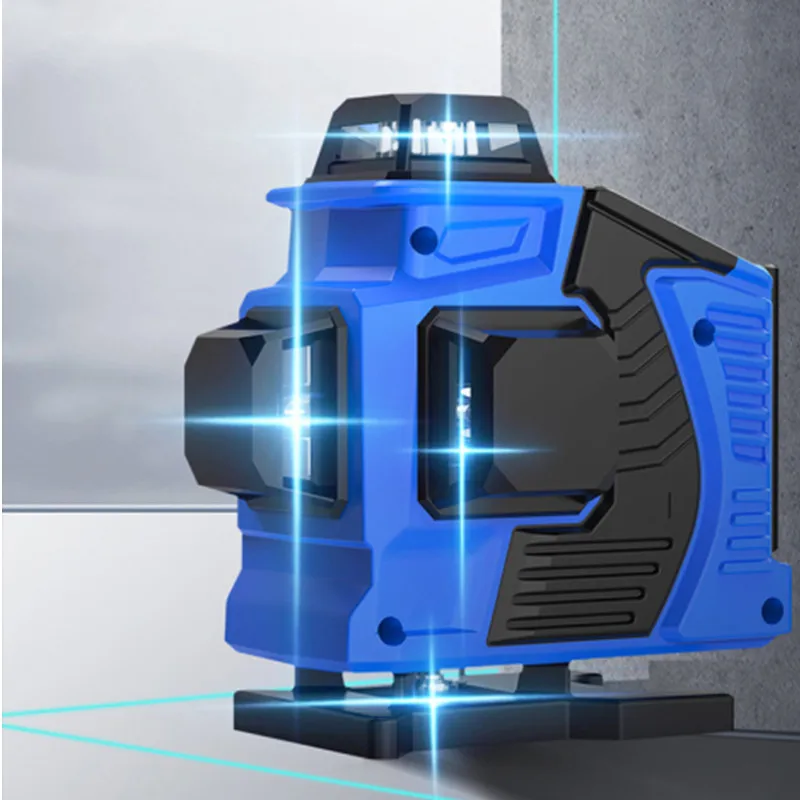 Auto-nivelamento Laser Nivelador Máquina Máquina 4d Omnidirectional Nivelamento Ferramenta Brilho Ajustável Piso e Adesivos de Parede