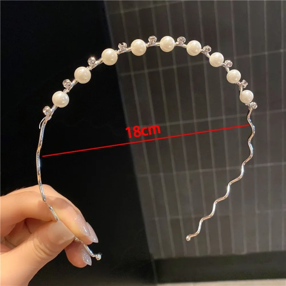 Ikat Rambut Mutiara Fashion Ikat Kepala Elegan Manis Aksesori Rambut Simpai Rambut Sederhana