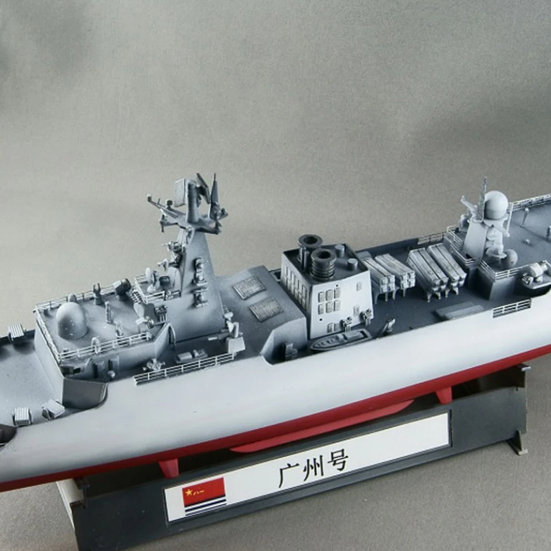 Assemble Warship Model 1/350 Simulation Guangzhou Frigate Light Missile Destroyer Battleship Kit