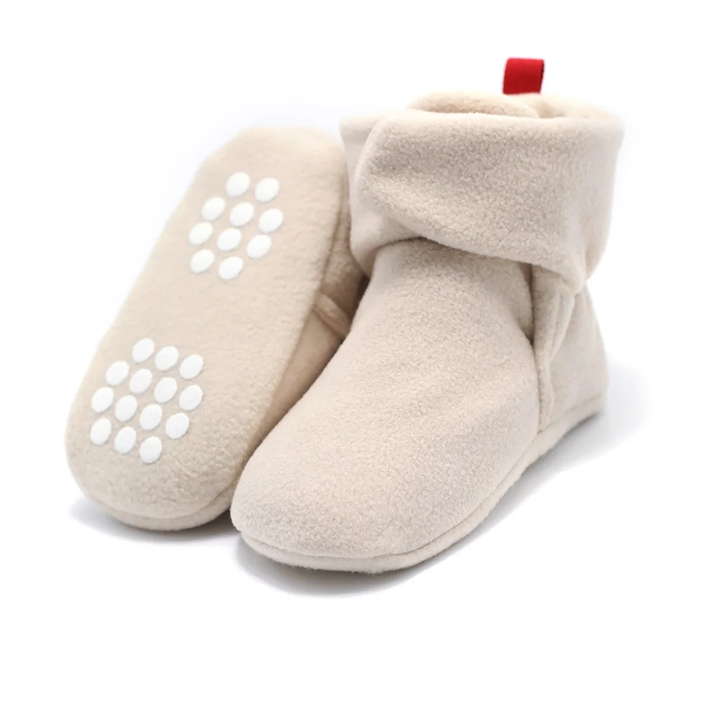 

Baby Warm Sock Shoe Light Fleece Toddler Prewalker 13cm 53g Anti-Slip Slipper Sock Breathable Winter Booties