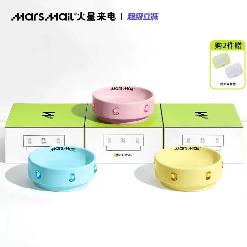 

Ceramic pet bowl, large calibre, suitable for small and medium-sized dogs and cats, anti-overturning neck-protecting food basin