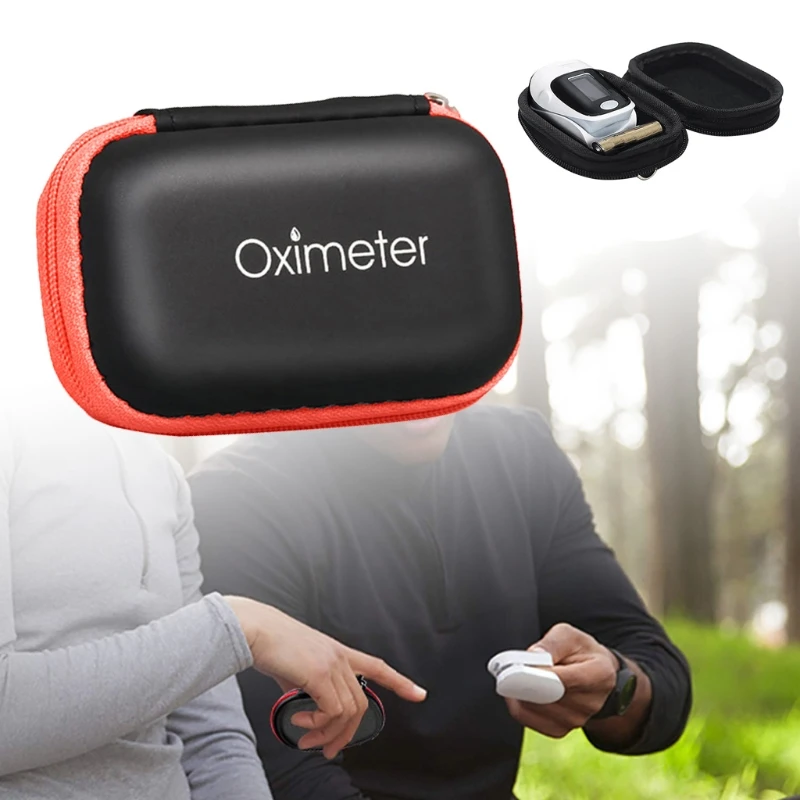 Fingertip Oximeter Carry Shockproof Protective Travel for Case Storage Bag Dropshipping