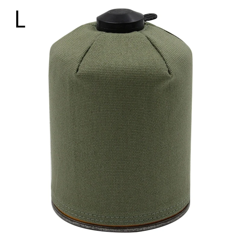 Camping Gas for Tank Cover for CASE Canvas Gas for Tank Storage Bag 110/450/230g Gas Canister Protective Cover Flat Gas