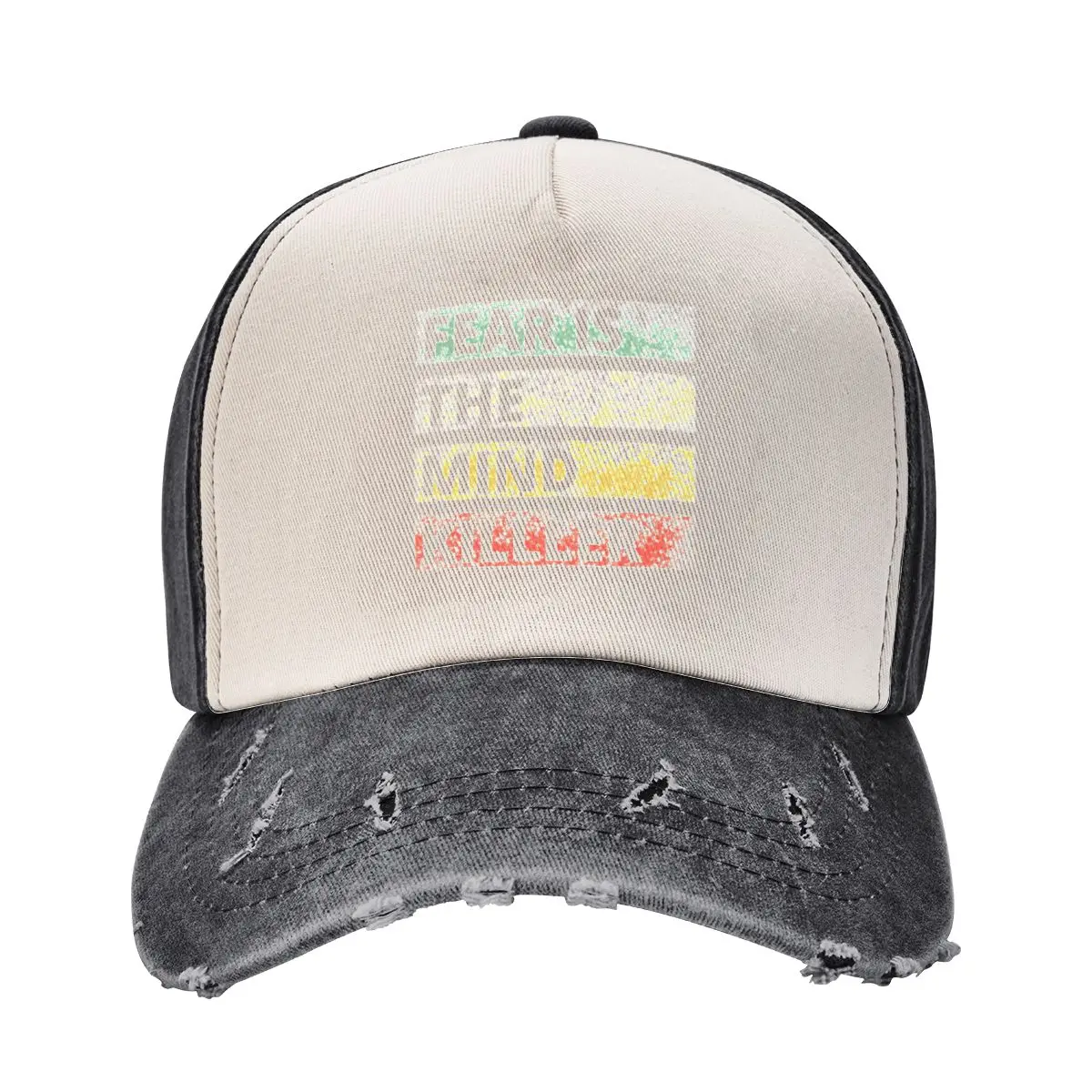 

FEAR IS THE MIND KILLER, vintage color text Baseball Cap Horse Hat cute Hip Hop Women's Golf Clothing Men's