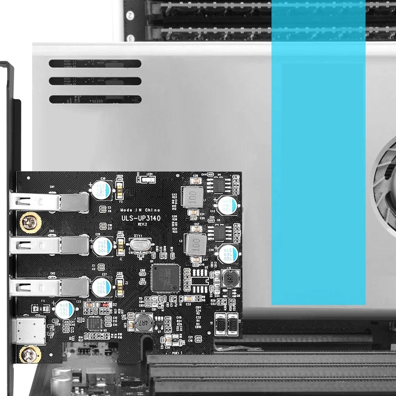 واجهة USB بطاقة إكسبرس 4 منافذ ، بطاقة توسيع بسي إي ، نوع سي سطح المكتب ، يدعم واسب ، من