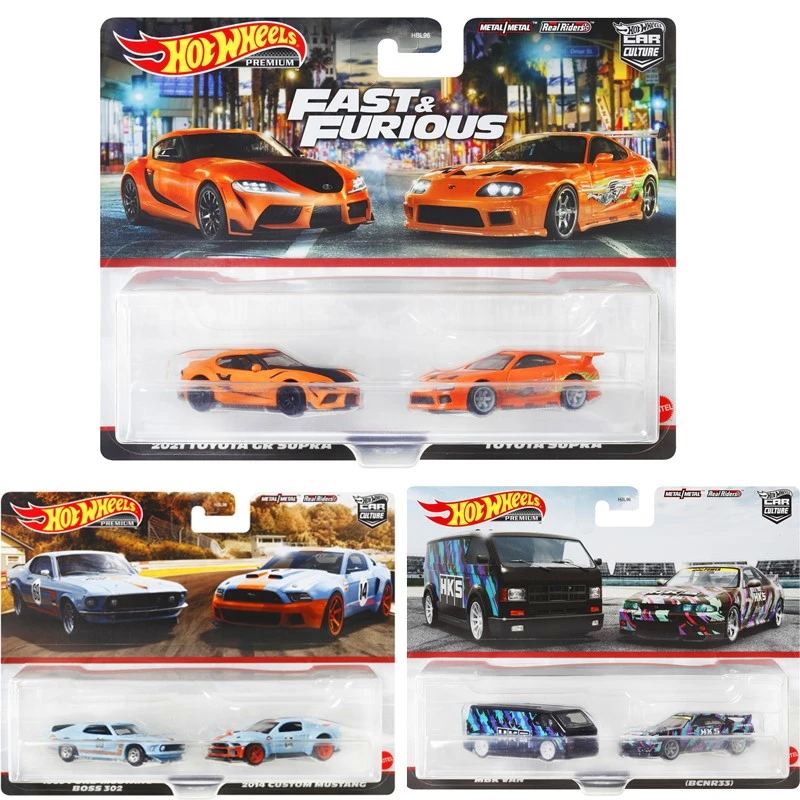 Original Hot Wheels Premium Car Culture Diecast 1/64 Toys for Boys Toyota Land Cruiser Mercedes Benz Sprinter Tourer Ford Mazda