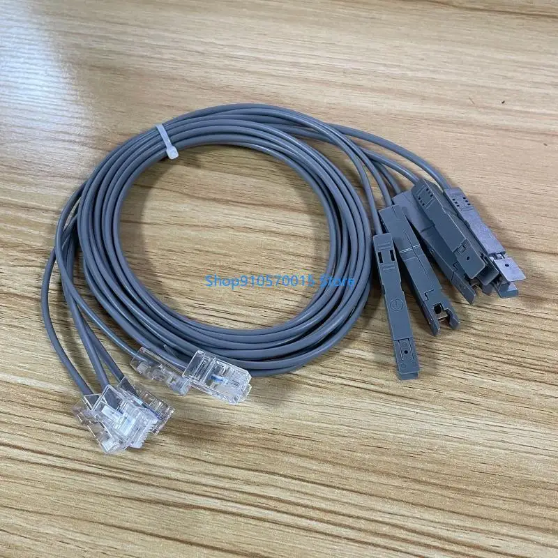 B95C Hot 1m Clip 110 Prueba para cabeza RJ11 RJ45 Módulo voz Cable prueba Cable para panel parche