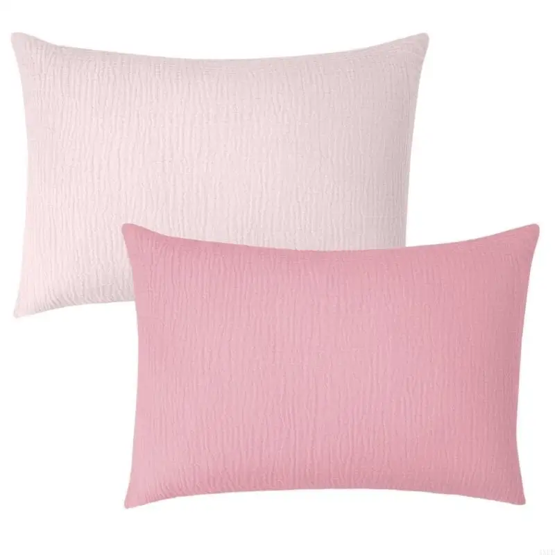  Pack of 2pcs Cotton  Pillowcases with Envelope Designing Soft & Breathable