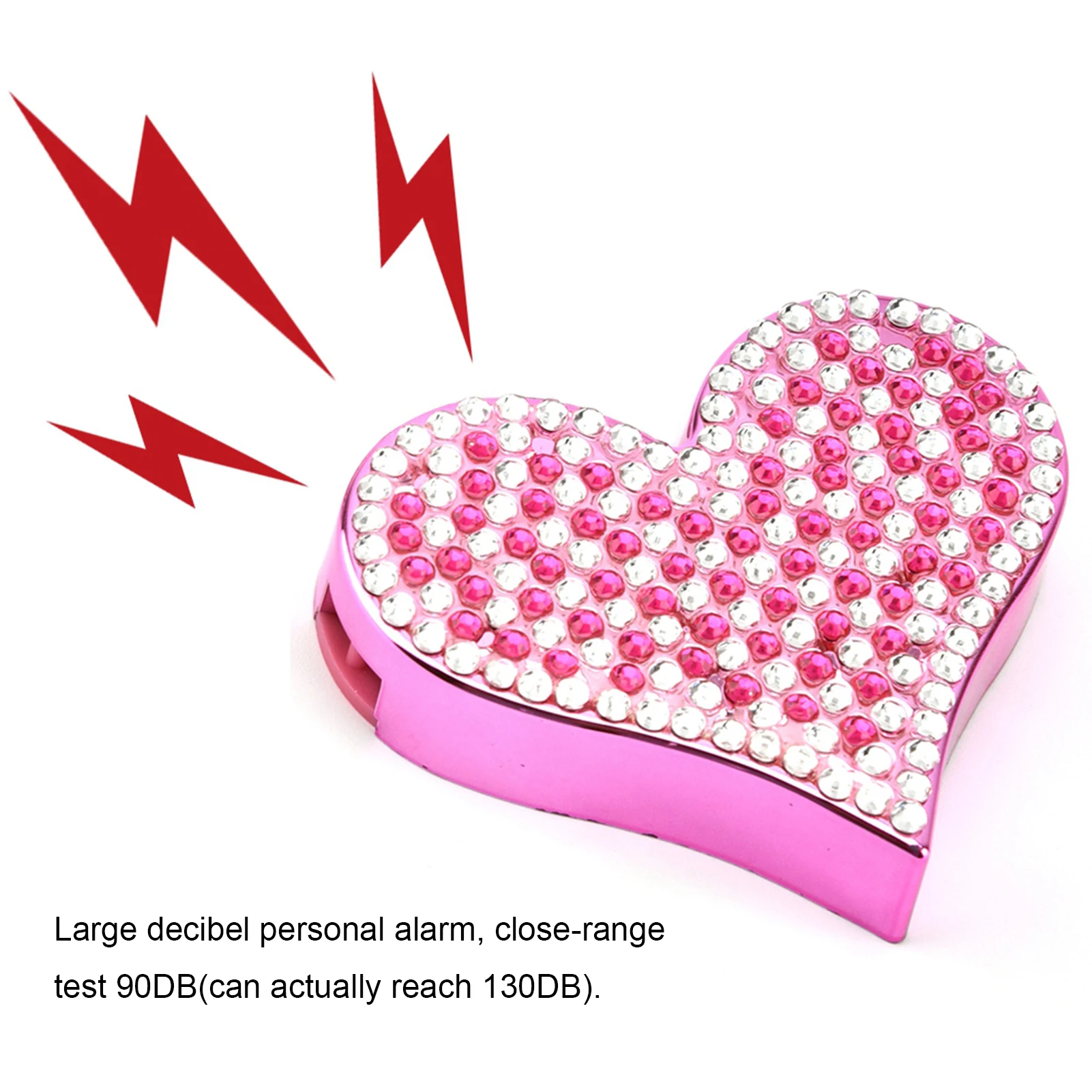 Personal Security Alarm Self Defense Alarm Heart Shape Security Protect Personal Alert HOT