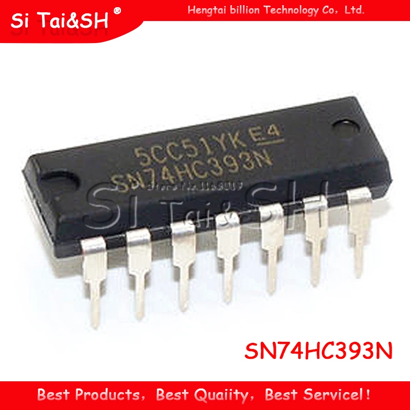 

5PCS SN74HC393N SN74HC393 74HC393N 74HC393 HD74HC393AP 74HC393AP Waterproof shell