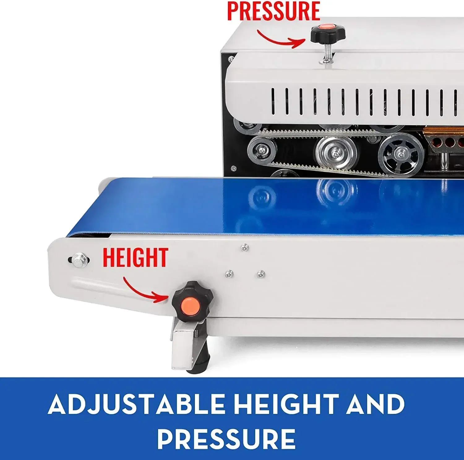 FR770 Automatic Continuous Band Sealer Horizontal Auto Sealing hine for Bag Making Print Date