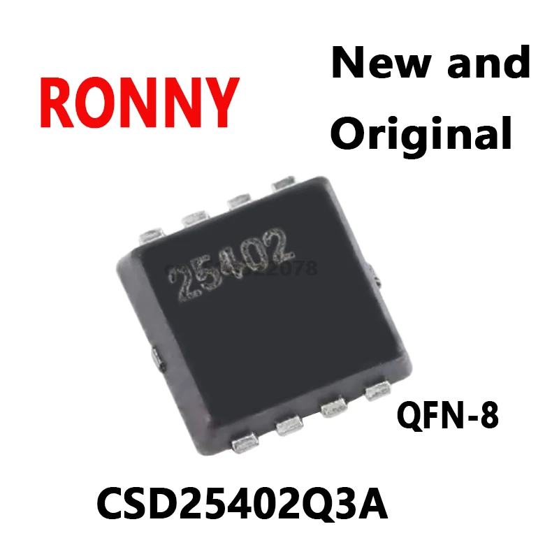 10Pcs Nieuwe En Originele 25402 CSD25402 QFN-8 CSD25402Q3A