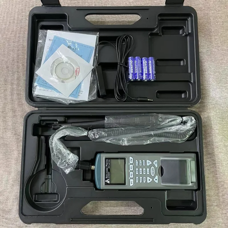 AZ9851 Temperature and Humidity Logger Printer with ProbeIndustrial Grade Dew Point Thermometer Recorder Printer backlit screen