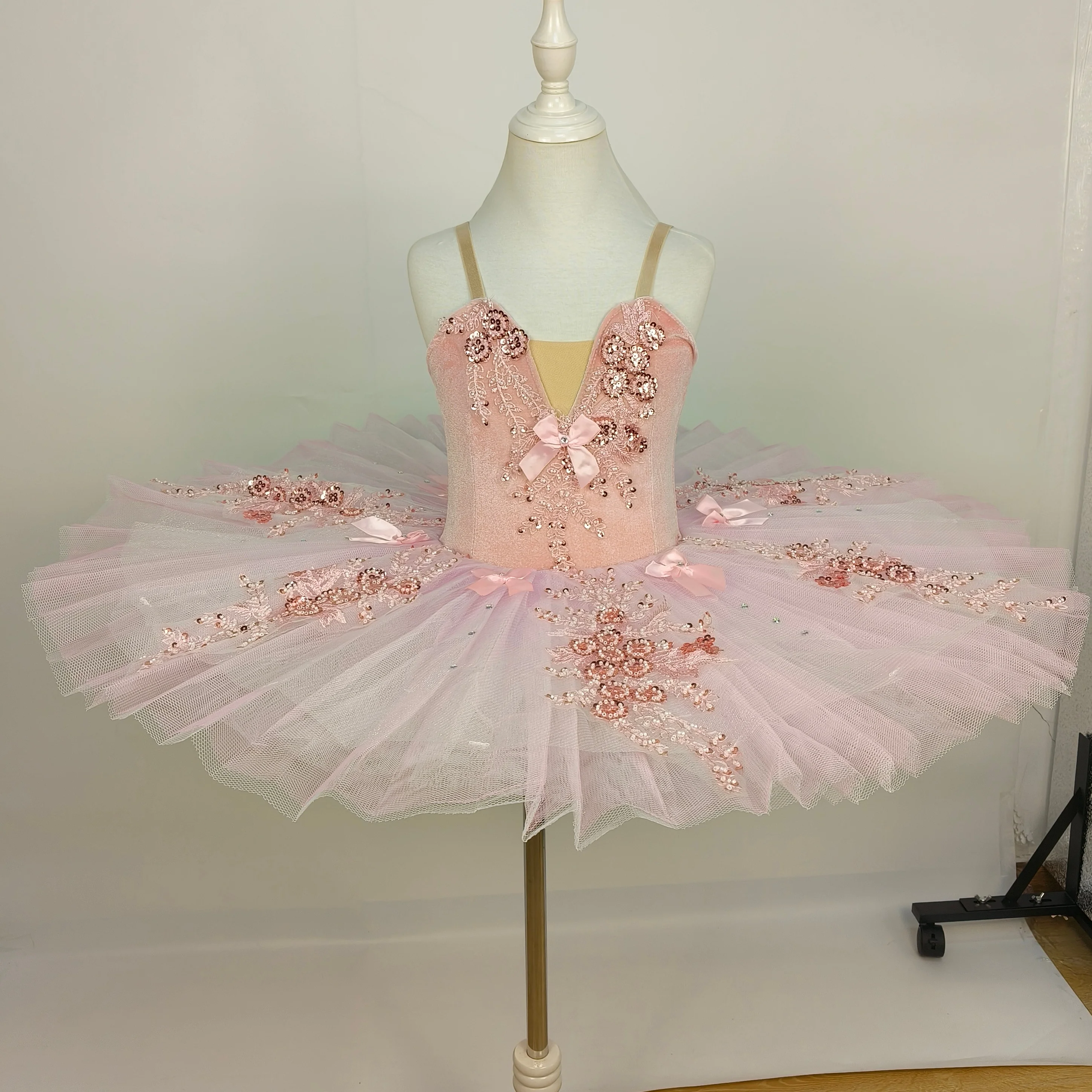 

Professional Ballet Tutu Adult Girls Women Sky Blue Pink Ballet Dance Clothes Adult Pancake Ballerina Costumes Dress Competition